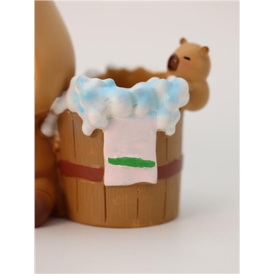 Ночник - подставка для канцелярских принадлежностей "Capybara student" (13.8 см)