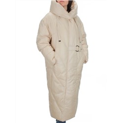 22-203 LT. BEIGE Пальто зимнее женское (200 гр. тинсулейт)