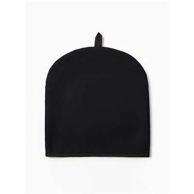 Грелка на чайник Этель Home collection black 28×28 см, 45% лён, 55% хлопок