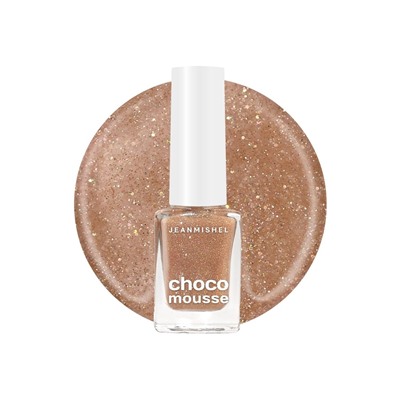 Лак для ногтей Jeanmishel, сливочный крем, блестки, тон 474, 6 мл