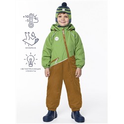 Комбинезон утепленный для мальчика NIKASTYLE 8м1524 васаби кэмел Nikastyle