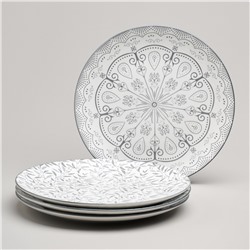 НАБОР ТАРЕЛОК ОБЕДЕННЫХ BRONCO "DREAMS" ИЗ 24 ШТ. ДИАМЕТР=27 СМ