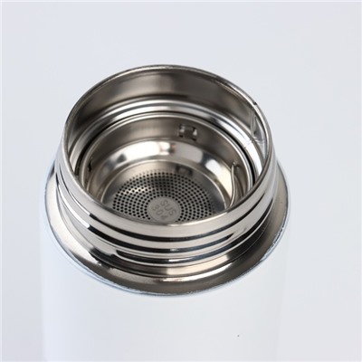 Термос новогодний с шапочкой«Теплой зимы», 500 мл, белый