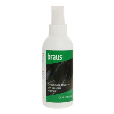 BRAUS CLEANING FUR Очищающее средство д/меховых изделий 150 мл