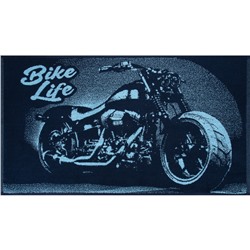 6с103.412ж1 Bike Life(т.синий2) Полотенце махровое 50х90см