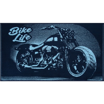 6с103.412ж1 Bike Life(т.синий2) Полотенце махровое 50х90см