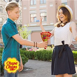 Chupa Chups Flower Bouquet, Caramelo con Palo Original de Sabores Variados, 19 x 12 g