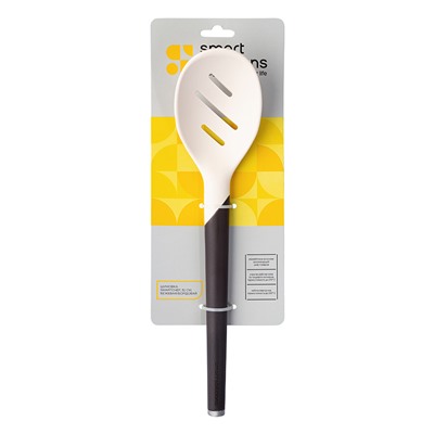 Шумовка SmartChef, 31 см, бежевая/бордовая