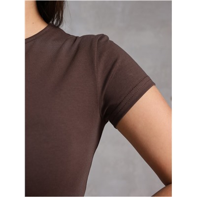Футболка "Скимс" Шоколад Женская