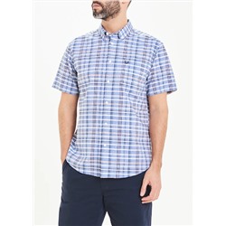 Lincoln Short Sleeve Check Oxford Shirt