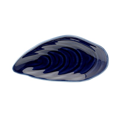 Набор для сервировки Oyster shell синего цвета из коллекции Sea treasures