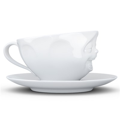 Чайная пара Laughing, 200 мл, белая