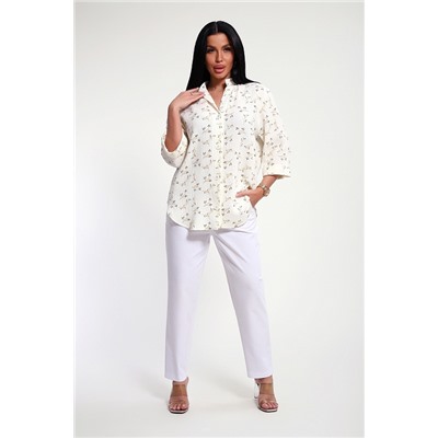 Женская рубашка 32745 / бежевый