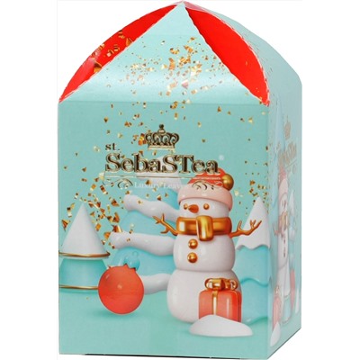SebaSTea. Новый год. Winter Vibe. Снеговик (голубой) карт.упаковка, 20 пак.