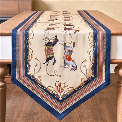 ДОРОЖКА НА СТОЛ "PASSAGE", 45Х215СМ, БЕЖЕВЫЙ, 100% ХЛОПОК,ТВИЛ