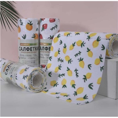 Рулончики Микрофибра  “Фрукты”