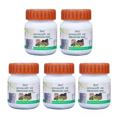 Набор Амватари Рас (5 x 40 таб), Amvatari Ras Set, произв. Patanjali