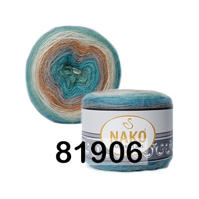 Пряжа Nako Angora Luks Color