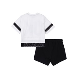 Комплект для девочки: футболка, шорты