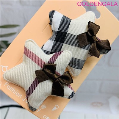 Зажим для волос детский "Уточка" 2 шт 6х6 см УТ14