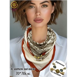 Платок на шею с украшением Артикул 2455/29