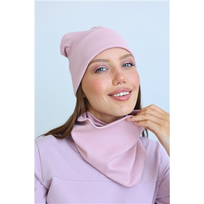 Шапка 25-608L11 розовый туман