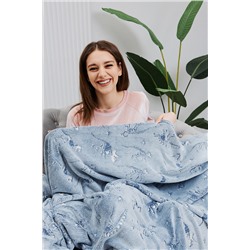 Плед велсофт ХТ-20-3 Динозавр светящийся