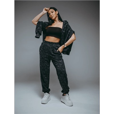 Брюки Стиль варенка серый Лт