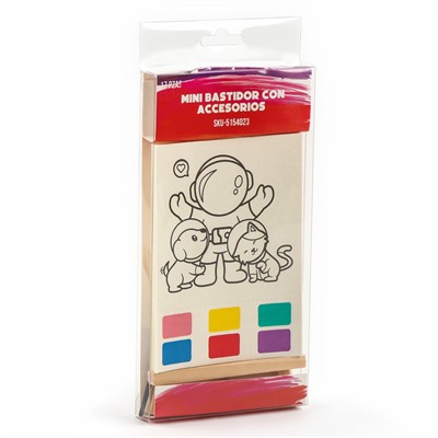 Водная раскраска «Космос», с кисточкой и мольбертом, виды МИКС