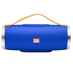Колонка TG-109 цвет-синий Bluetooth+USB+радио+4 динамика+аккумулятор оптом