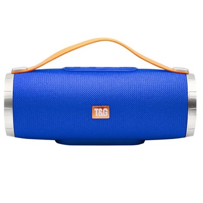 Колонка TG-109 цвет-синий Bluetooth+USB+радио+4 динамика+аккумулятор оптом