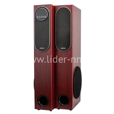 Колонка 10" (30-32 HOME SOUND) динамик 6шт/2х10"; 2х4"; 2х1.5" комплект 2 колонки ELTRONIC (красная)