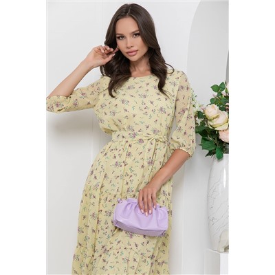 Платье "Виталина" (желтое) П6700