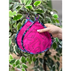 Набор прихваток Капелька (2 шт), Кис-кис малиновый Лт