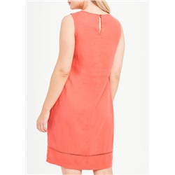 Sleeveless Linen Shift Dress