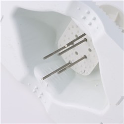 Овощерезка - шинковка Доляна «Смарти», 3 сменных насадки, пушер, белая