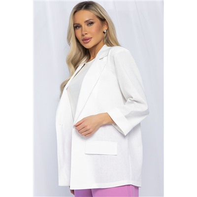 Пиджак льняной Мэрлин (белый) Б13254-7М