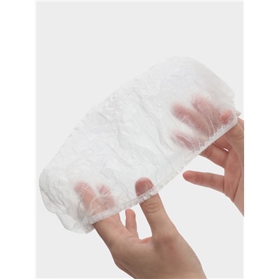 Шапочка для душа Доляна, прозрачная, полиэтилен