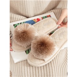 Тапочки «Венеция» бежевые