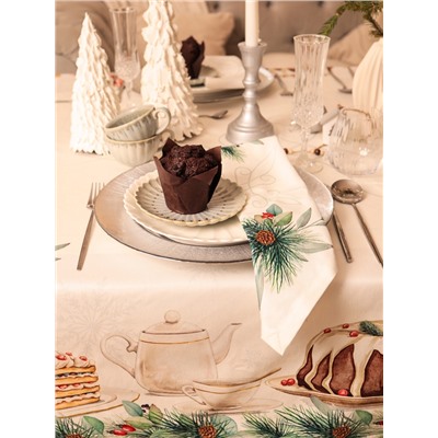 Набор сервировочных салфеток «Этель» New Years treat, 40×40 см,4 штуки, 100% хлопок, саржа 190 г/м²