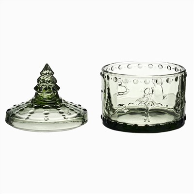 ЕМКОСТЬ ДЛЯ ХРАНЕНИЯ "ЩЕЛКУНЧИК" GREEN, 9*9*12,5 СМ