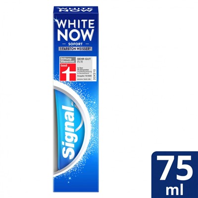 Signal Zahnpasta white now Сигнал Зубная паста отбеливающая, 75 мл