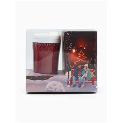 Подарочный набор новогодний Happy New Year: горячий шоколад, маршмеллоу, термостакан