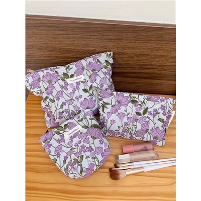Capacious handheld cosmetic bag, small clutch bag to go out, travel bag, storage bag, liner, shopping bag
