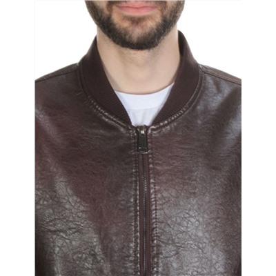 216 BROWN Куртка из эко-кожи мужская