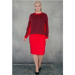 Юбка ASV 2457-1 красный