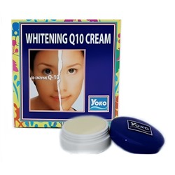 Концентрированный отбеливающий крем для лица с коэнзимом Q10 YOKO, 4 гр.