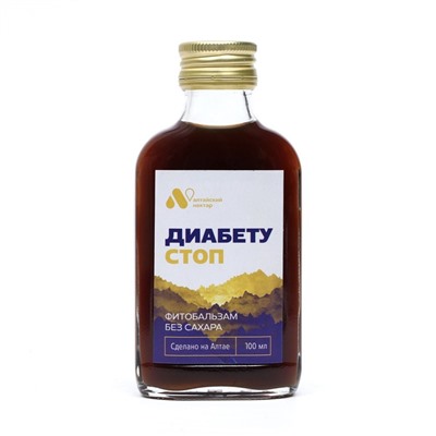 Фитобальзам «Сахар в норме», без сахара, 100 мл.