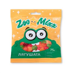 Мармелад ZooMixx Лягушата Mix пп/п 0,075гр, Рахат