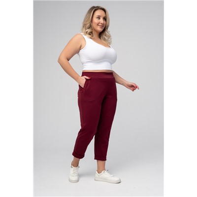 Брюки женские 25-569L5 бордо